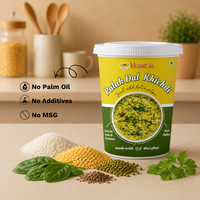 Palak Dal Khichdi in desi ghee -pack of 2 thumbnail