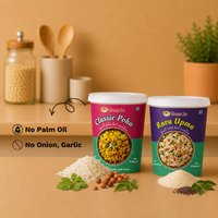 Breakfast combo-Jain Poha & Upma thumbnail