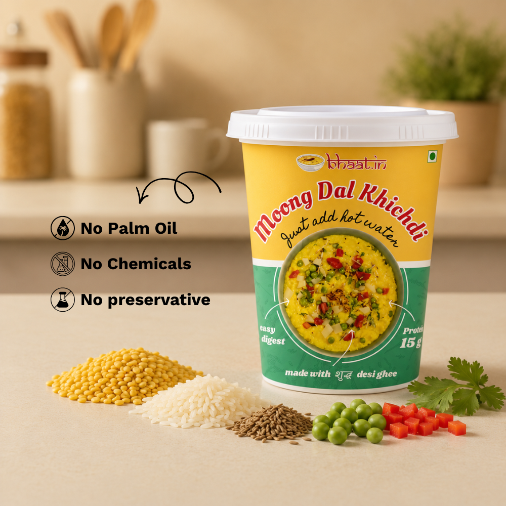 Moong Dal Khichdi in desi ghee-Pack of 2