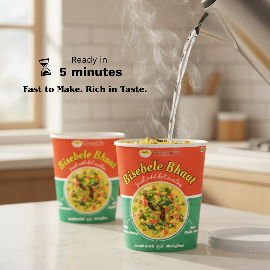 Bisebele Bhaat in desi ghee-Pack of 2