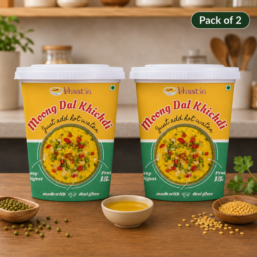 Moong Dal Khichdi in desi ghee-Pack of 2