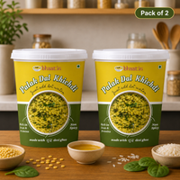 Palak Dal Khichdi in desi ghee -pack of 2 thumbnail