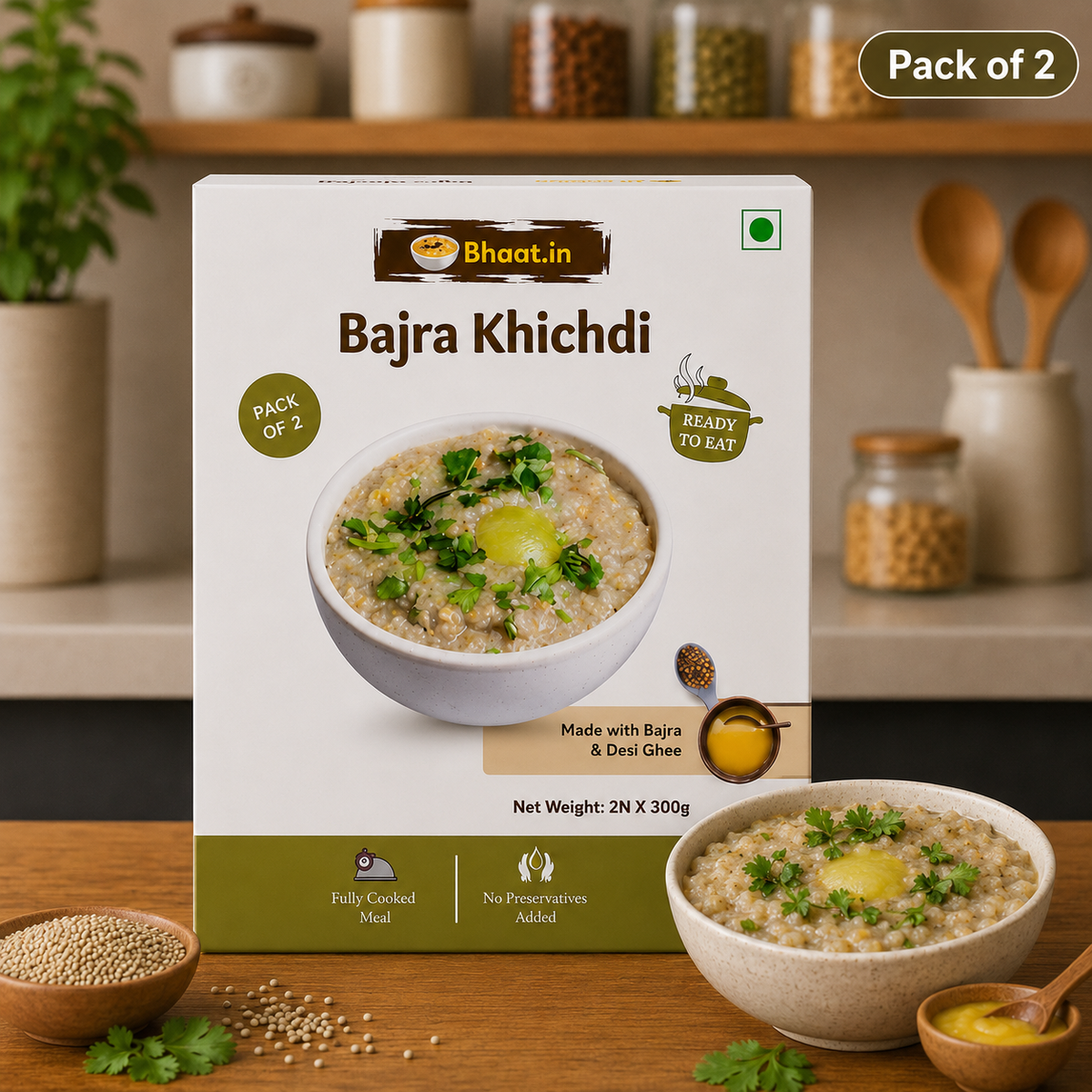 Bajra Millet Khichdi-Pack of 2